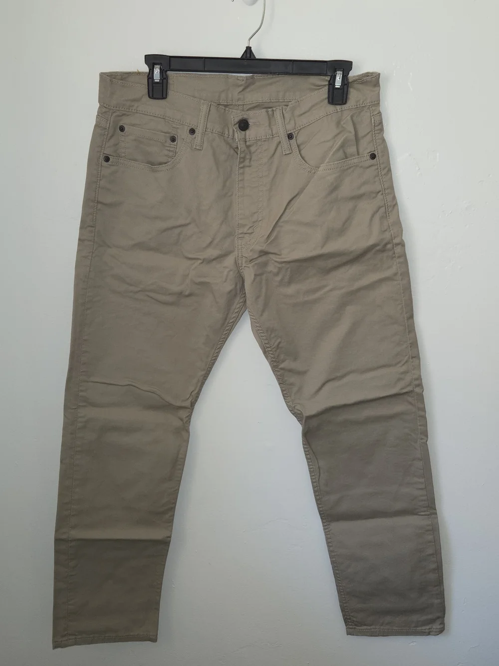 Classic Levi's Khaki Straight-Leg Pants